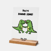 Cute Personalized Anniversary Gift Acrylschild (Winkel)