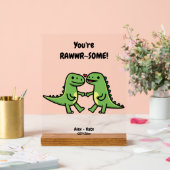 Cute Personalized Anniversary Gift Acrylschild (Hochzeit)