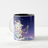 Cute Personalized Capricorn Zodiac Mug Zweifarbige Tasse (Vorderseite Links)