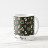 Cute Personalized Christmas Mug Kaffeetasse (VorderseiteRechts)