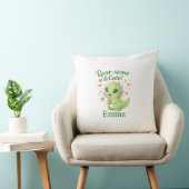 Cute Personalized Dinosaur Name Pillow Kissen (Stuhl )