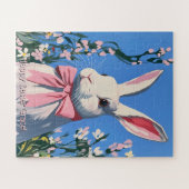 Cute Personalized Easter Bunny Puzzle (Horizontal)
