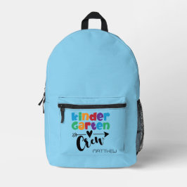 Cute, PERSONALIZED kids Kindergarten  Bedruckter Rucksack