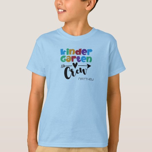 Cute, PERSONALIZED kids Kindergarten T-Shirt (Vorderseite)
