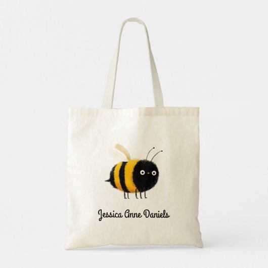 Cute personalized ladybug tote tragetasche (Rückseite)