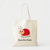 Cute personalized ladybug tote tragetasche (Vorne)