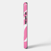 Cute Personalized Pink Zebra Print iPhone Case-Mate iPhone Hülle (Rückseite / Links)