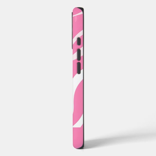 Cute Personalized Pink Zebra Print iPhone Case-Mate iPhone Hülle (Rückseite / Links)