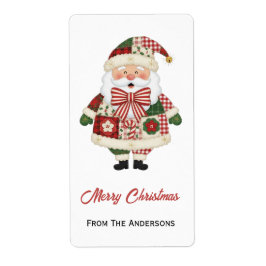 Cute Personalized Santa Christmas Holiday