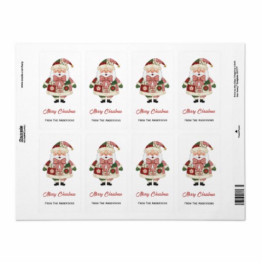 Cute Personalized Santa Christmas Holiday (Vorne)