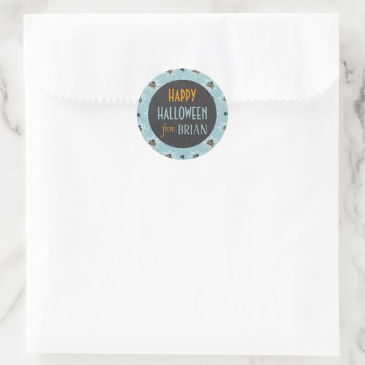 Cute Personalized Sticker for Halloween (Tasche)