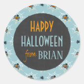 Cute Personalized Sticker for Halloween (Vorderseite)