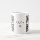 Cute Pet Cat Custom 8 Photo Collage Coffee Mug Kaffeetasse (Mittel)