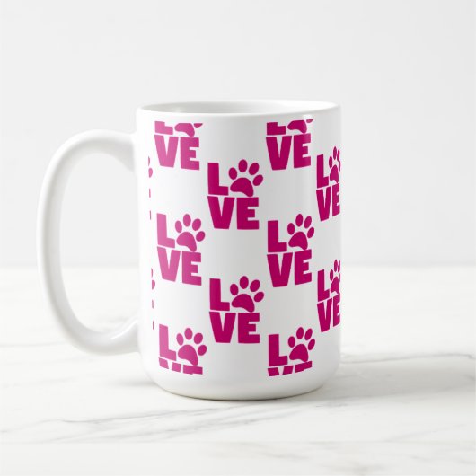 Cute Pet Lover Coffee Cup - Unique Gift for Dog an Kaffeetasse (Links)