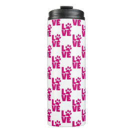Cute Pet Lover Thermal Tumbler - Unique Commuter Thermosbecher