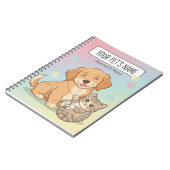 Cute Pet Notebook – Customizable Dog & Cat Journal Notizblock (Linke Seite)