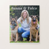 Cute Pets Puzzle Personalized (Vertikal)