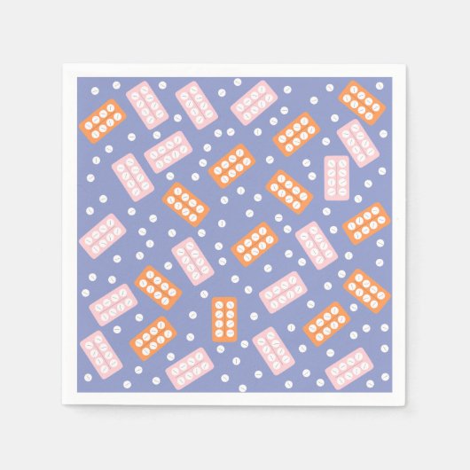 Cute Pharmacy Tech Paper Napkins Serviette (Vorderseite)