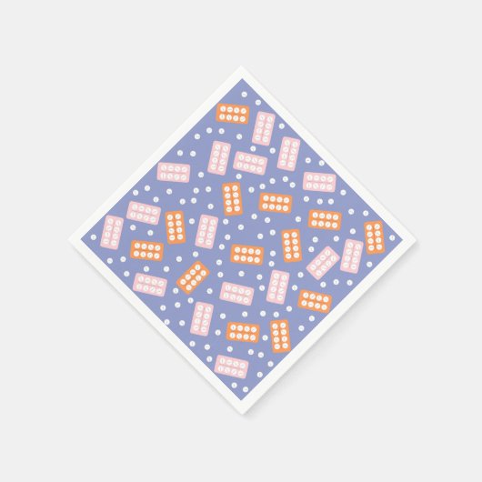 Cute Pharmacy Tech Paper Napkins Serviette (Ecke)
