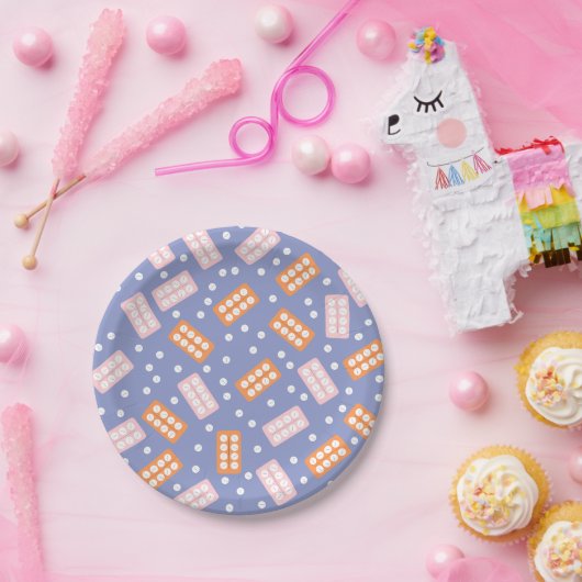 Cute Pharmacy Tech Paper Plates Pappteller (Party)