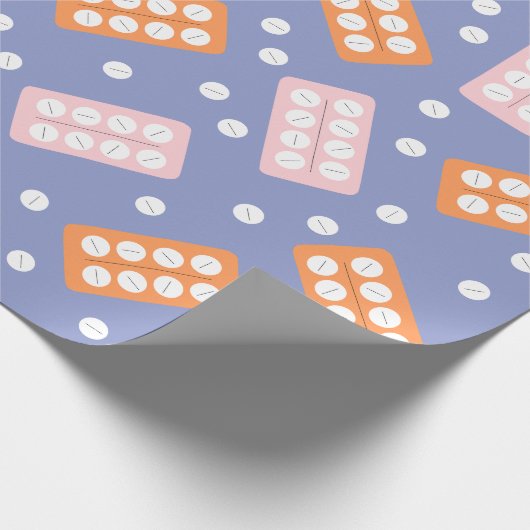 Cute Pharmacy Tech Tissue Paper Geschenkpapier (Ecke)