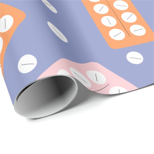 Cute Pharmacy Tech Tissue Paper Geschenkpapier (Rolleneckpunkt)