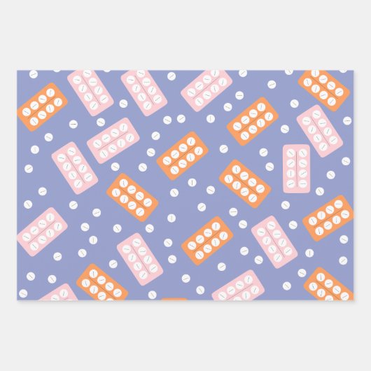 Cute Pharmacy Tech Wrapping Paper Geschenkpapier Set (Vorderseite 2)