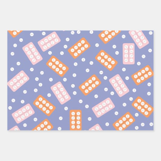 Cute Pharmacy Tech Wrapping Paper Geschenkpapier Set (Vorderseite)