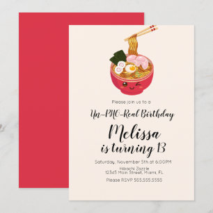 Cute Pho Orientalisches Geburtstagsessen Restauran Einladung