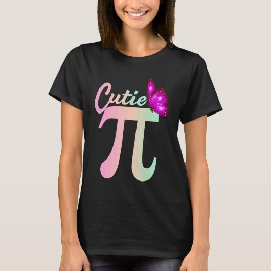 Cute Pi Day Math Day Teacher Women girls Cutie Pi  T-Shirt (Vorderseite)