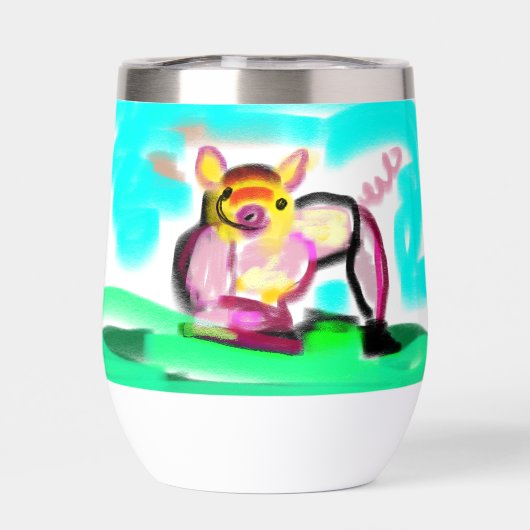 Cute pig art  (Rückseite)