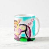 Cute pig art  kaffeetasse (VorderseiteRechts)