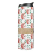 Cute Pig Nursery School Design – Adorable Farm  Thermosbecher (Nach links gedreht)