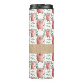 Cute Pig Nursery School Design – Adorable Farm  Thermosbecher (Rückseite)