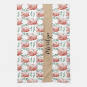 Cute Pig Pattern Tea Towel – Farm Animal Kitchen  Geschirrtuch (Vertikal)