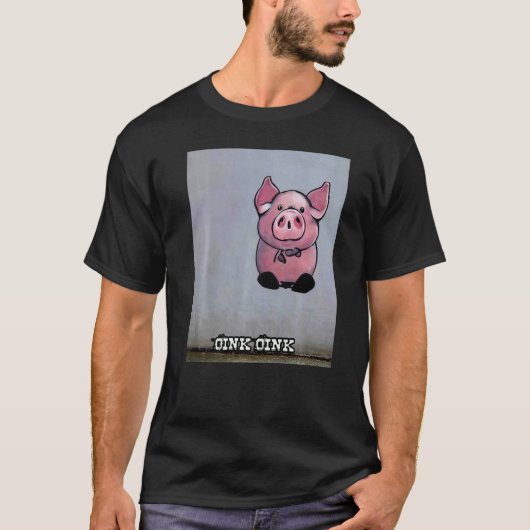 Cute Pig Piggie Oink Oink 1 T-Shirt (Vorderseite)