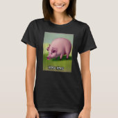 Cute Pig Piggie Oink Oink 26 T-Shirt (Vorderseite)