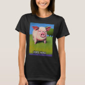 Cute Pig Piggie Oink Oink 36 T-Shirt (Vorderseite)