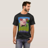 Cute Pig Piggie Oink Oink 36 T-Shirt (Vorne ganz)