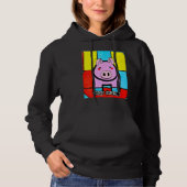 Cute Pig Piggie Oink Oink 43 Hoodie (Vorderseite)