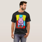 Cute Pig Piggie Oink Oink 43 T-Shirt (Vorne ganz)