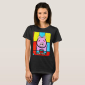 Cute Pig Piggie Oink Oink 43 T-Shirt (Vorne ganz)