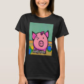 Cute Pig Piggie Oink Oink 47 T-Shirt (Vorderseite)