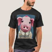 Cute Pig Piggie Oink Oink 52 T-Shirt (Vorderseite)