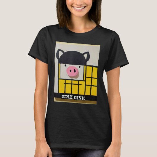 Cute Pig Piggie Oink Oink 54 T-Shirt (Vorderseite)