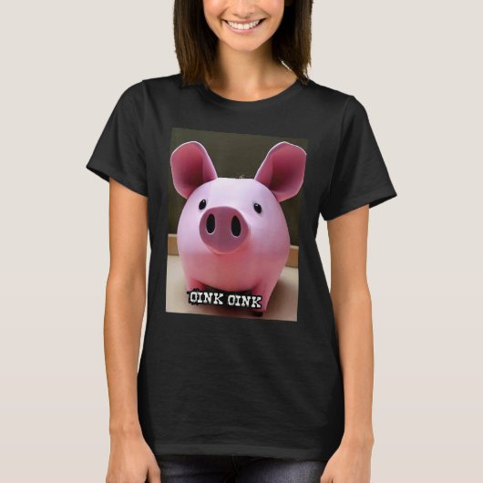 Cute Pig Piggie Oink Oink 59 T-Shirt (Vorderseite)