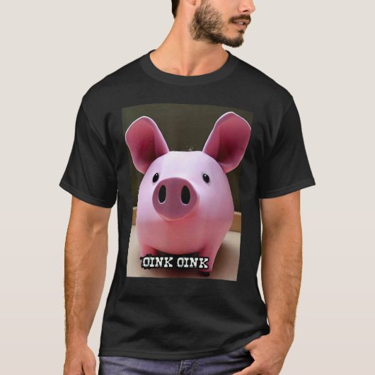 Cute Pig Piggie Oink Oink 59 T-Shirt (Vorderseite)