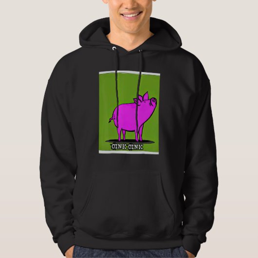 Cute Pig Piggie Oink Oink 7 Hoodie (Vorderseite)
