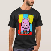 Cute Pig Piggie Oink Oink Premium_3 T-Shirt (Vorderseite)