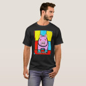 Cute Pig Piggie Oink Oink Premium_3 T-Shirt (Vorne ganz)